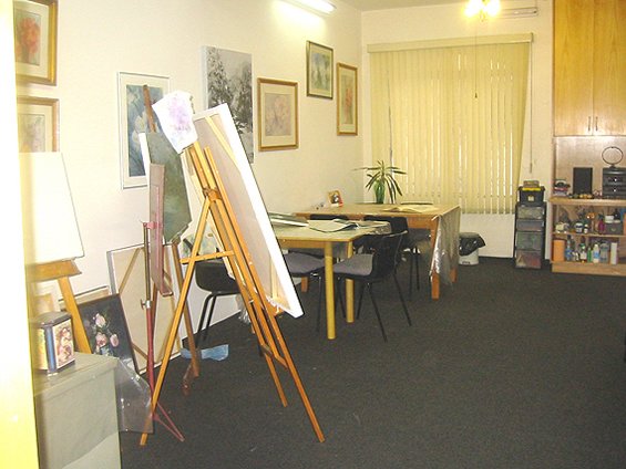 Interior do ateliê